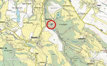 Prodej zahrady 1 136 m², Stružinec, okres Semily