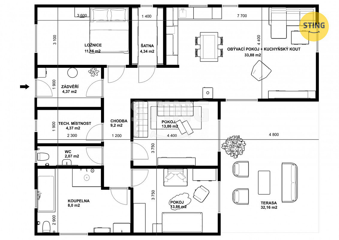 Prodej domu 138 m² s pozemkem 950 m² – fotografie 5