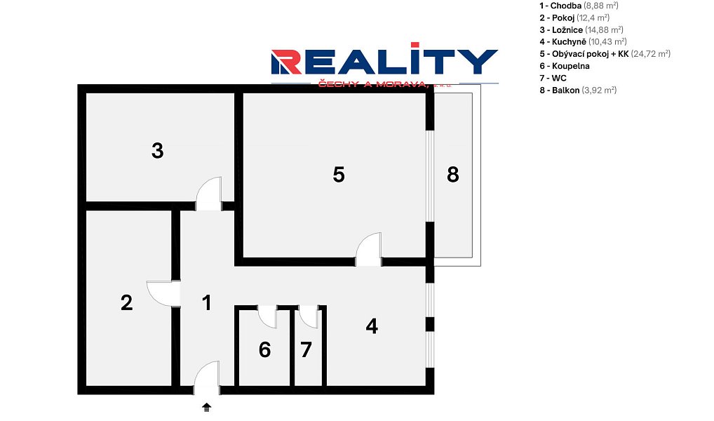 Prodej bytu 3+1 72 m², Mikuleč – náhled fotky 14