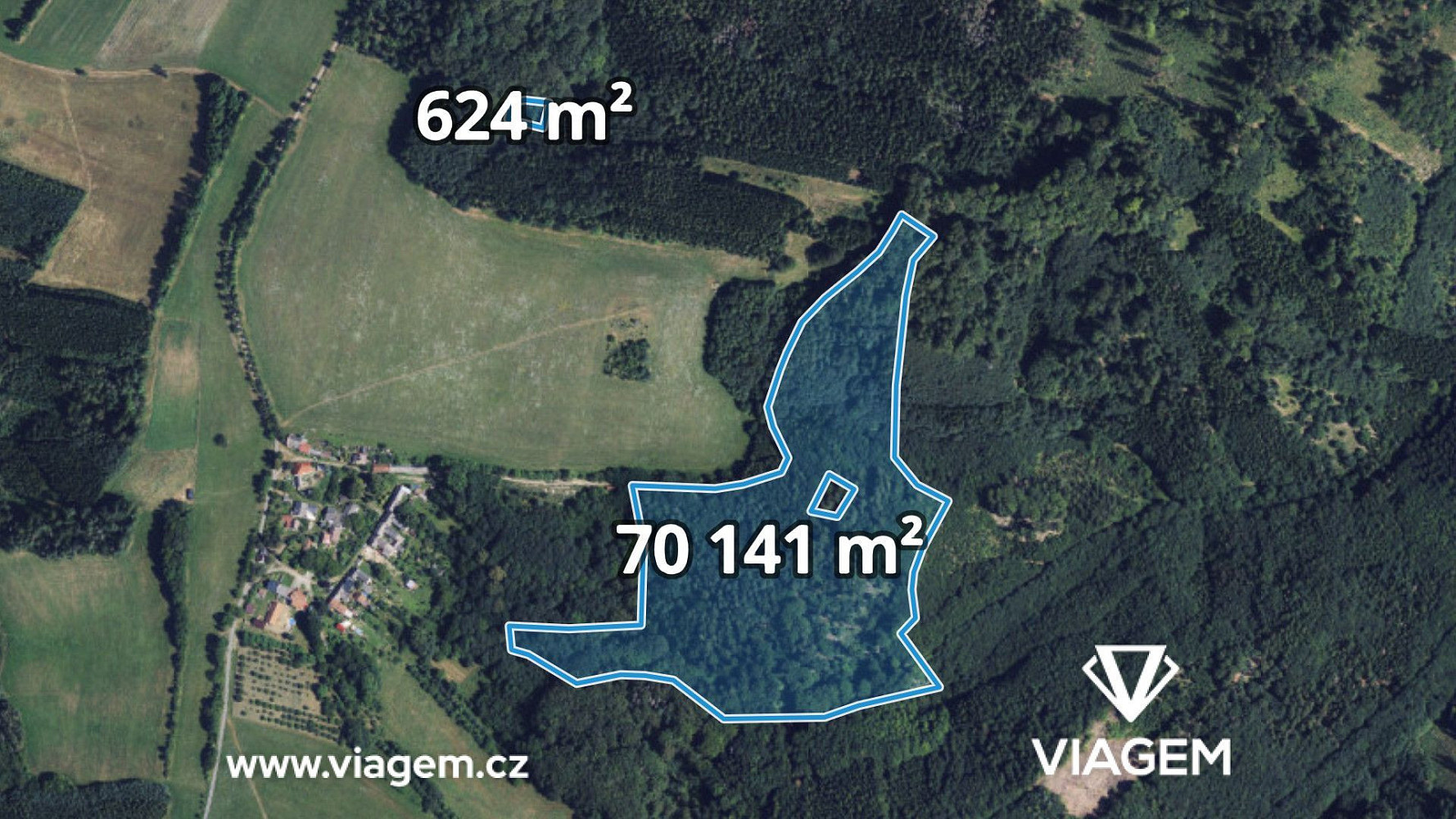 Prodej lesa 3 234 m²