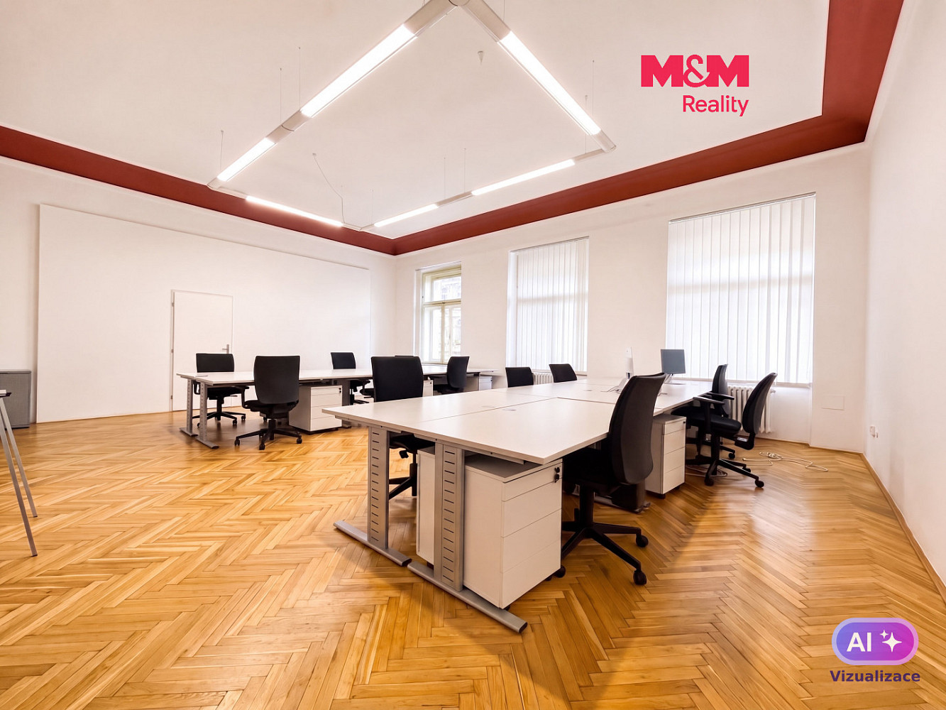 Pronájem kanceláře 92 m²