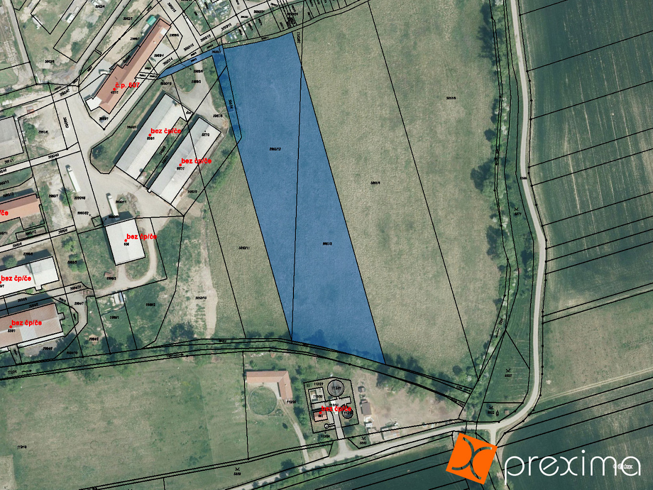 Prodej komerčního pozemku 10 719 m²