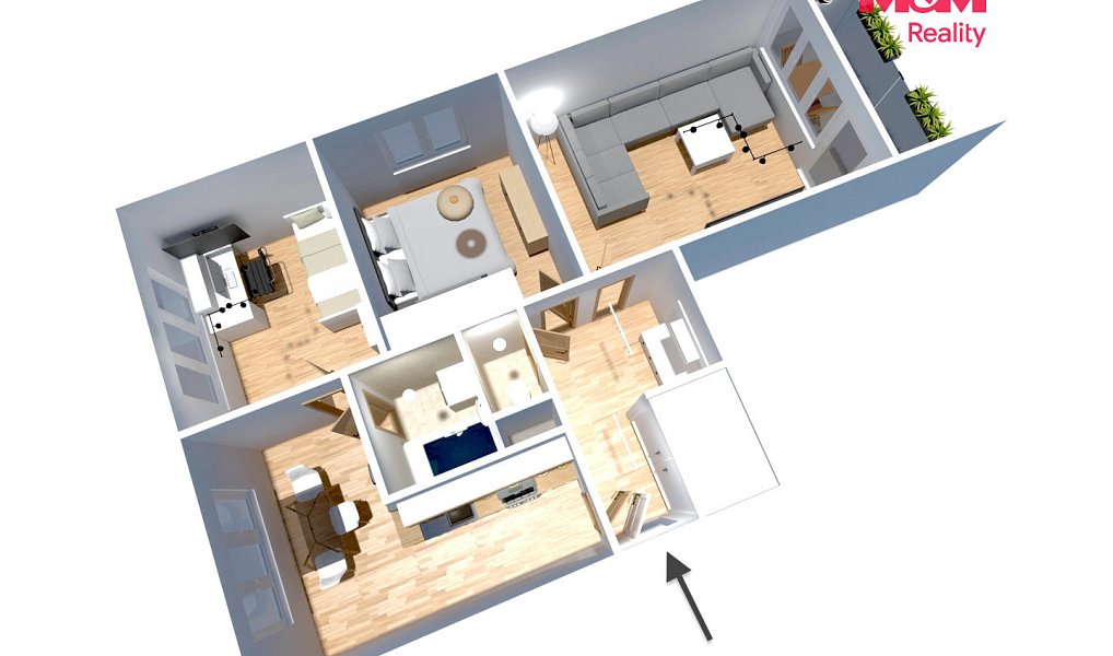 Prodej bytu 3+1 62 m², Kraslice – náhled fotky 5