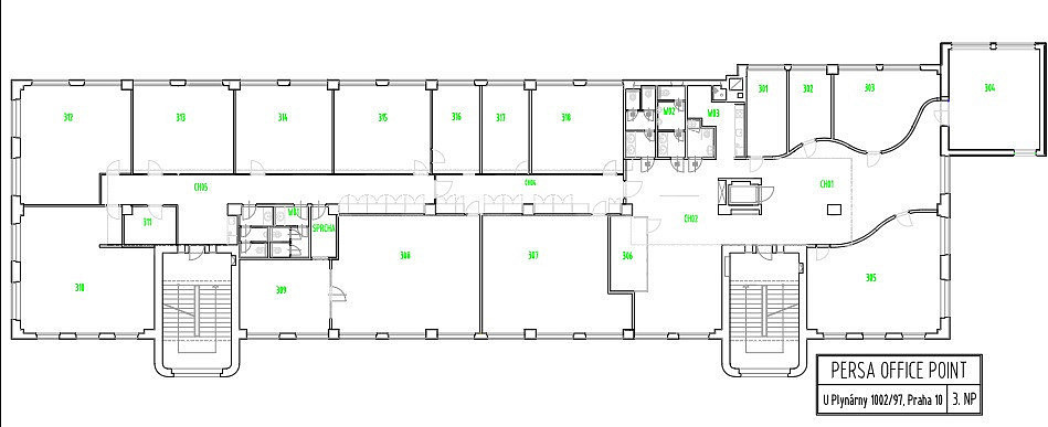 Pronájem kanceláře 861 m² – fotografie 3