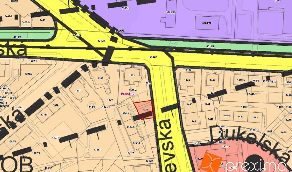 Prodej stavebního pozemku 90 m², Praha – náhled fotky 2