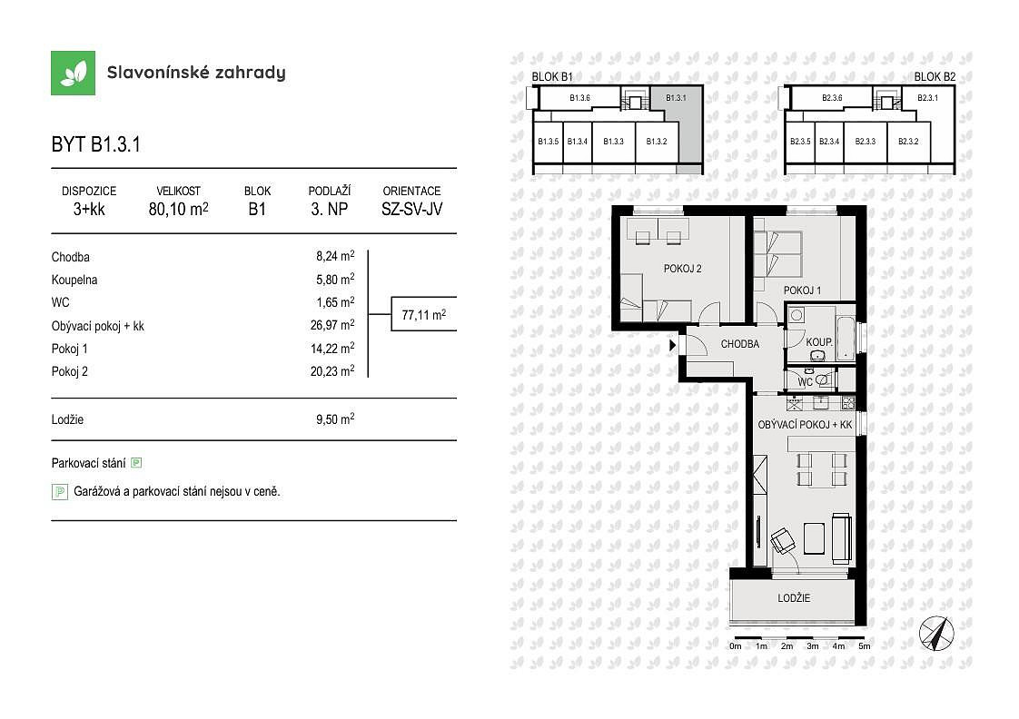 Prodej bytu 3+kk 80 m² — photo 3