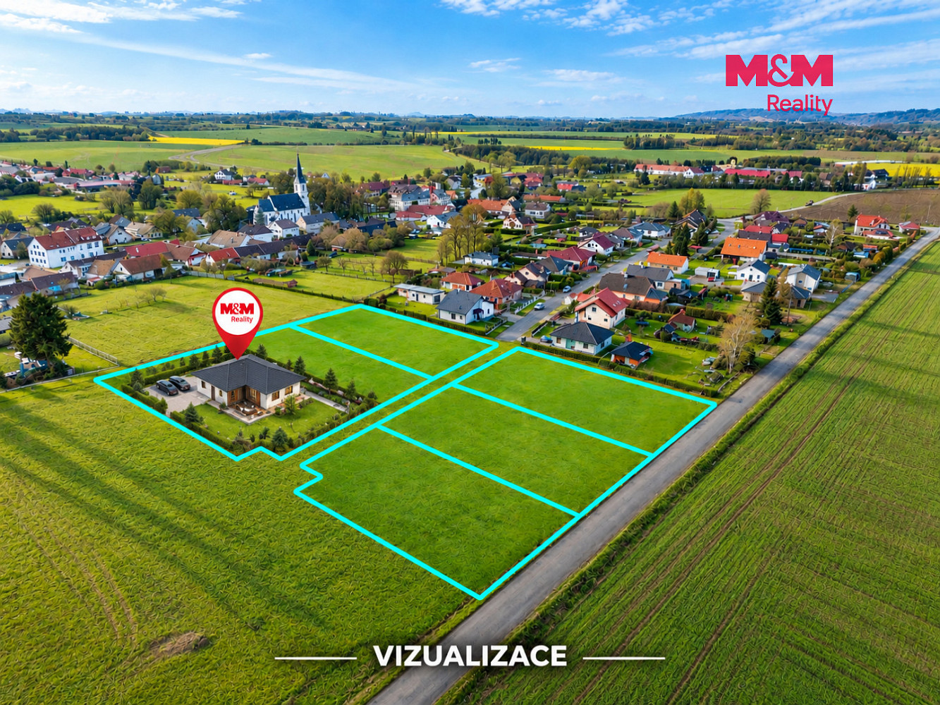 Prodej stavebního pozemku 1 136 m² – fotografie 2