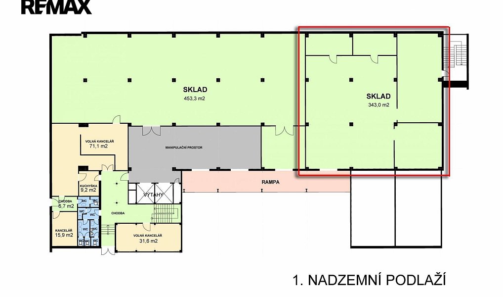 Pronájem skladovacích prostor 343 m², Praha – náhled fotky 3