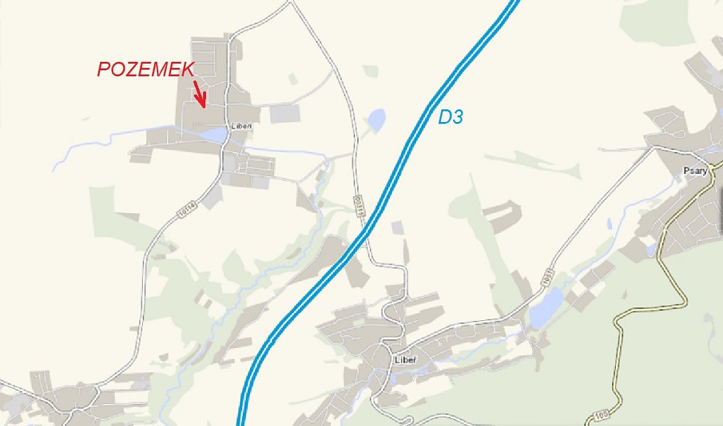 Prodej stavebního pozemku 1 283 m², Libeř – náhled fotky 9