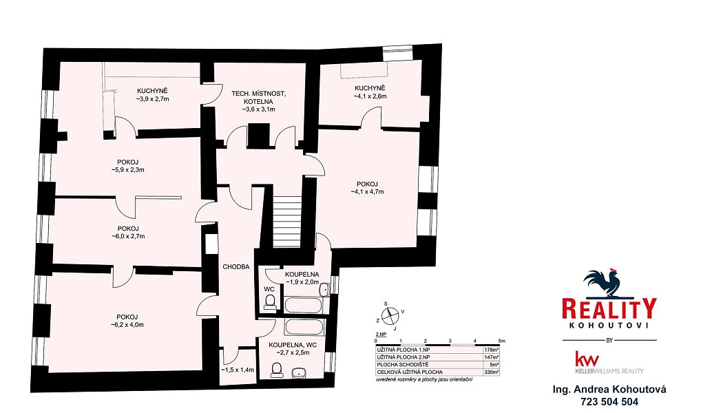 Prodej domu 330 m² s pozemkem 515 m², Mladá Vožice – náhled fotky 8