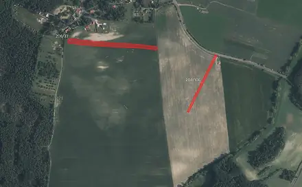 Prodej pole 27 123 m², Úherce, okres Louny