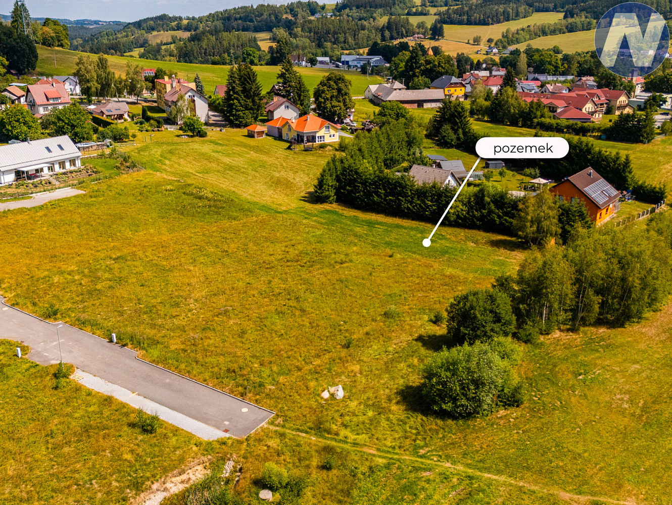 Prodej stavebního pozemku 1 563 m²