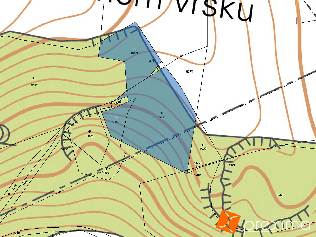 Prodej pozemku 5 468 m² – fotografie 3