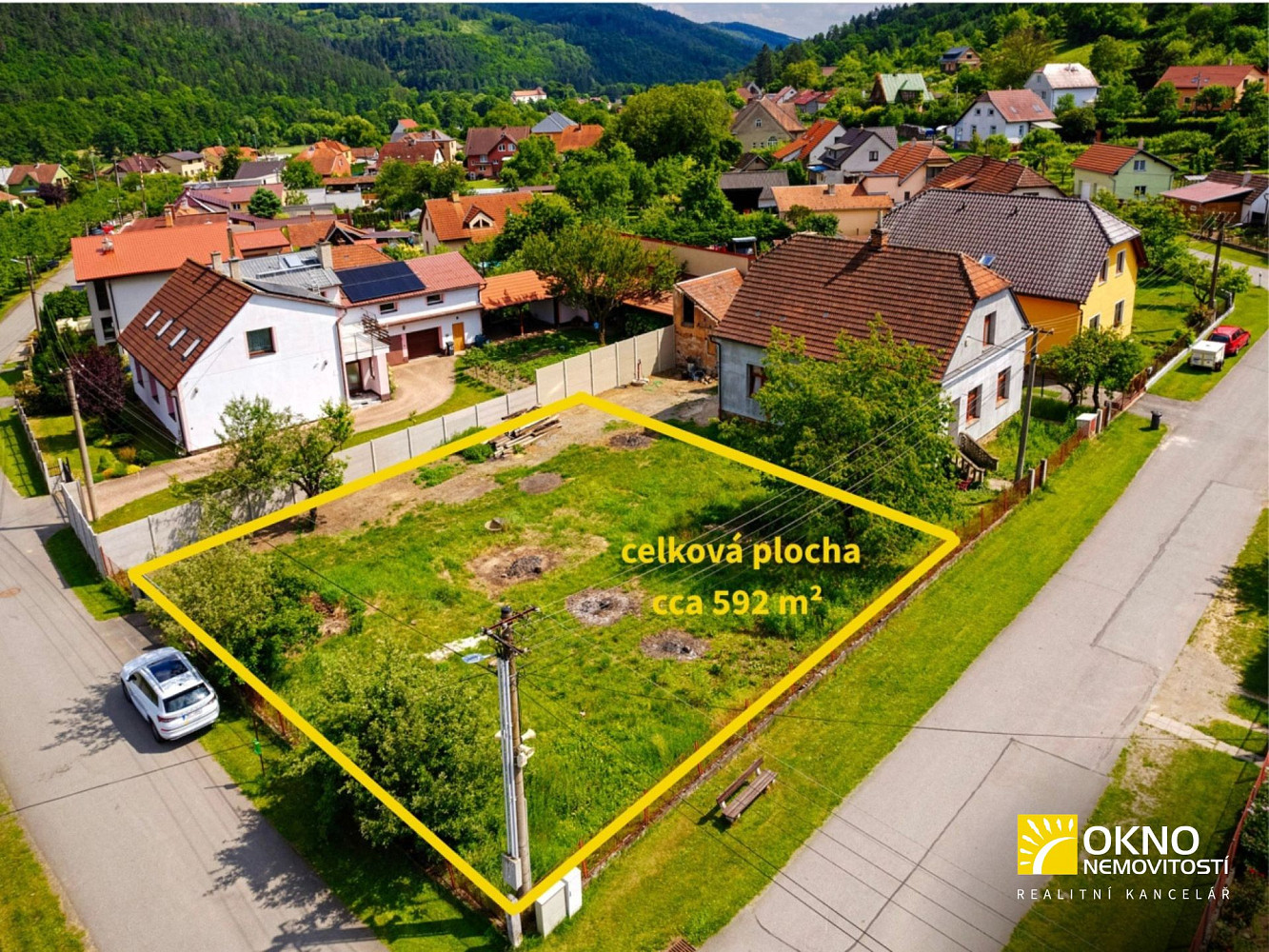 Prodej stavebního pozemku 592 m²