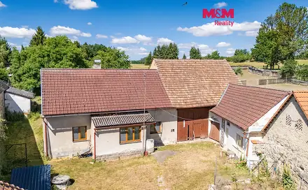 Prodej domu 85 m² s pozemkem 5 365 m², Nezdřev, okres Plzeň-Jih