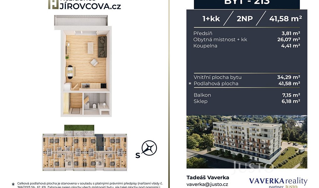 Prodej bytu 1+kk 42 m², České Budějovice – náhled fotky 19