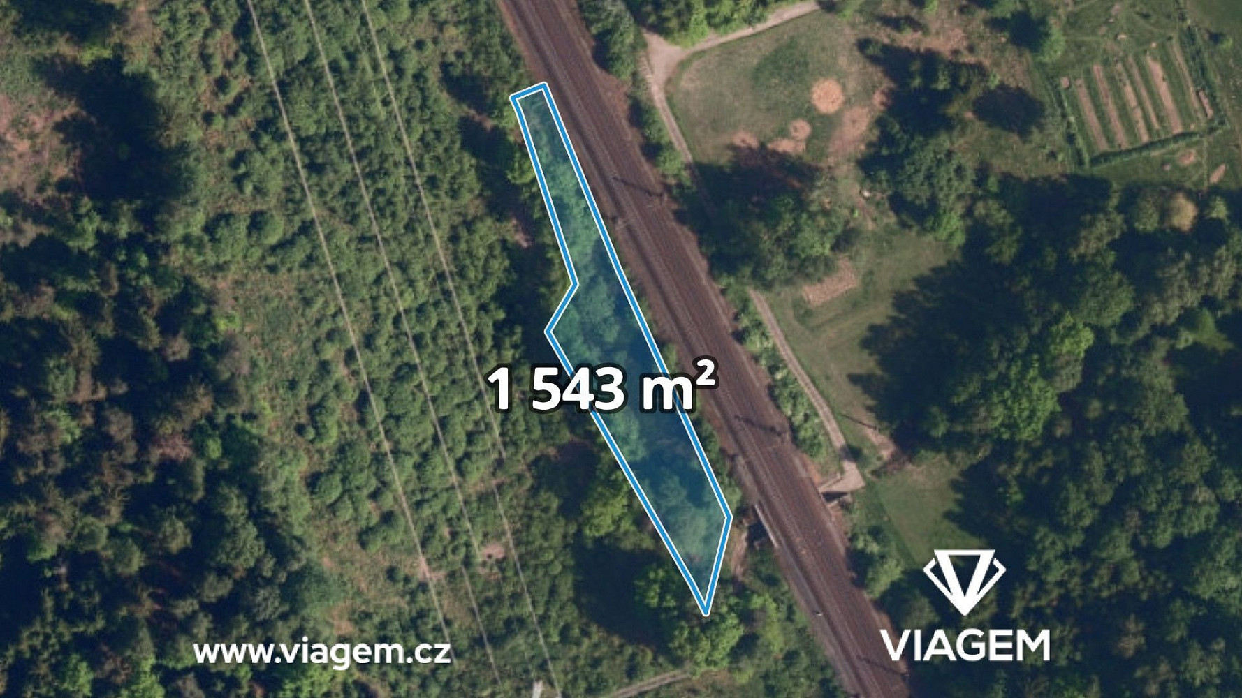 Prodej pole 1 543 m²