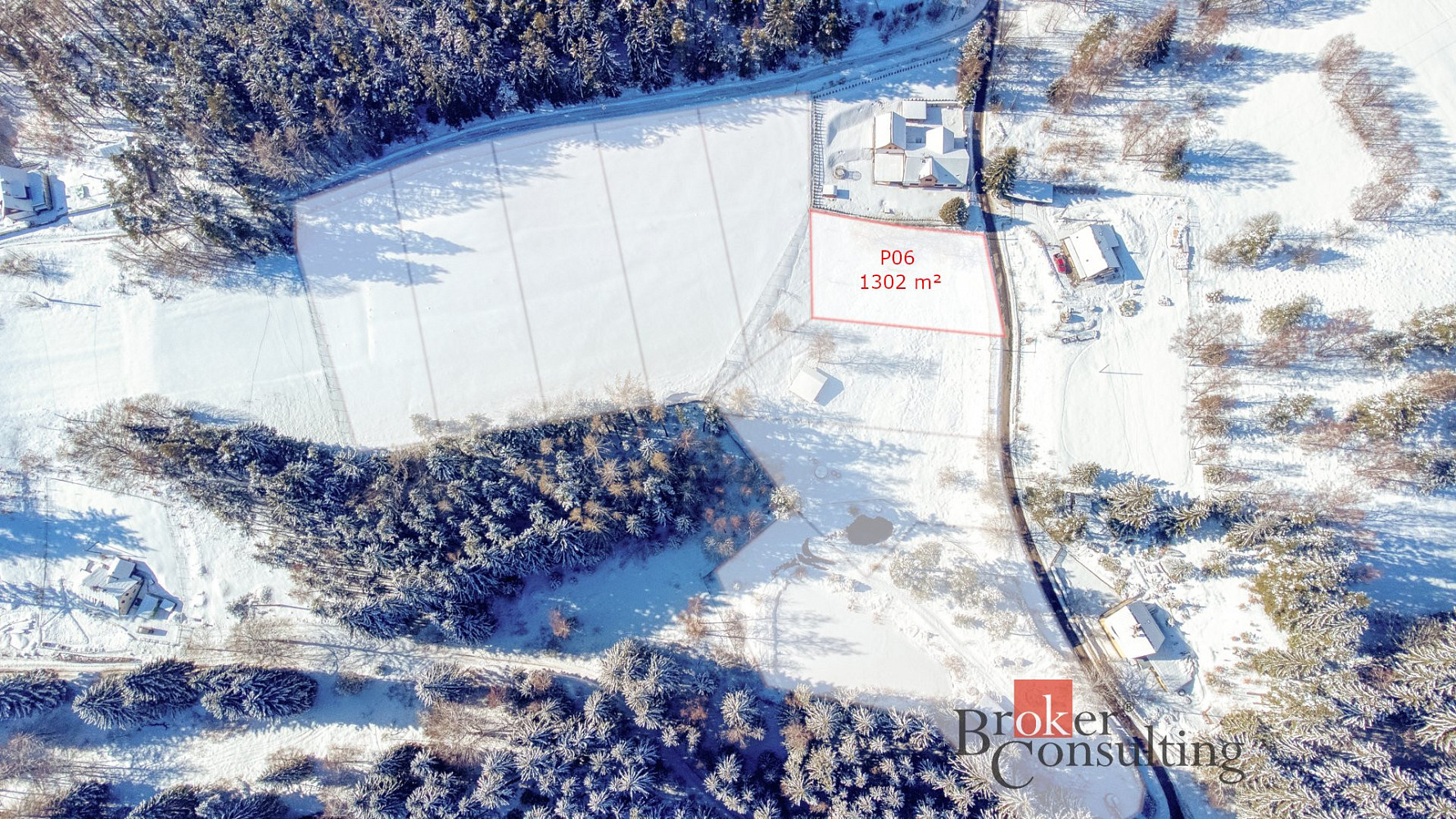 Prodej stavebního pozemku 1 302 m² – fotografie 3