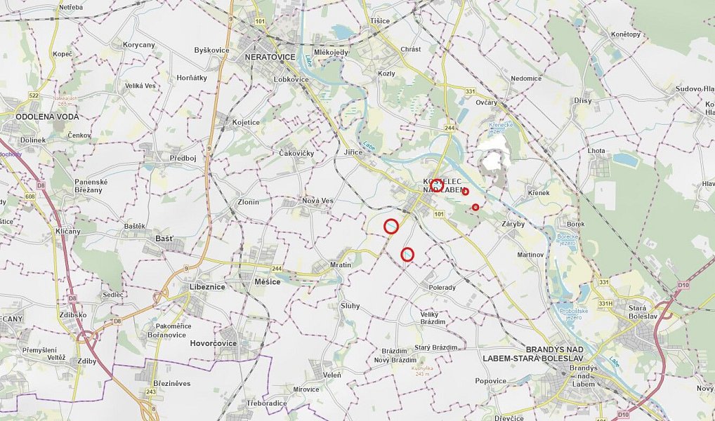 Prodej pole 9 088 m², Kostelec nad Labem – náhled fotky 5