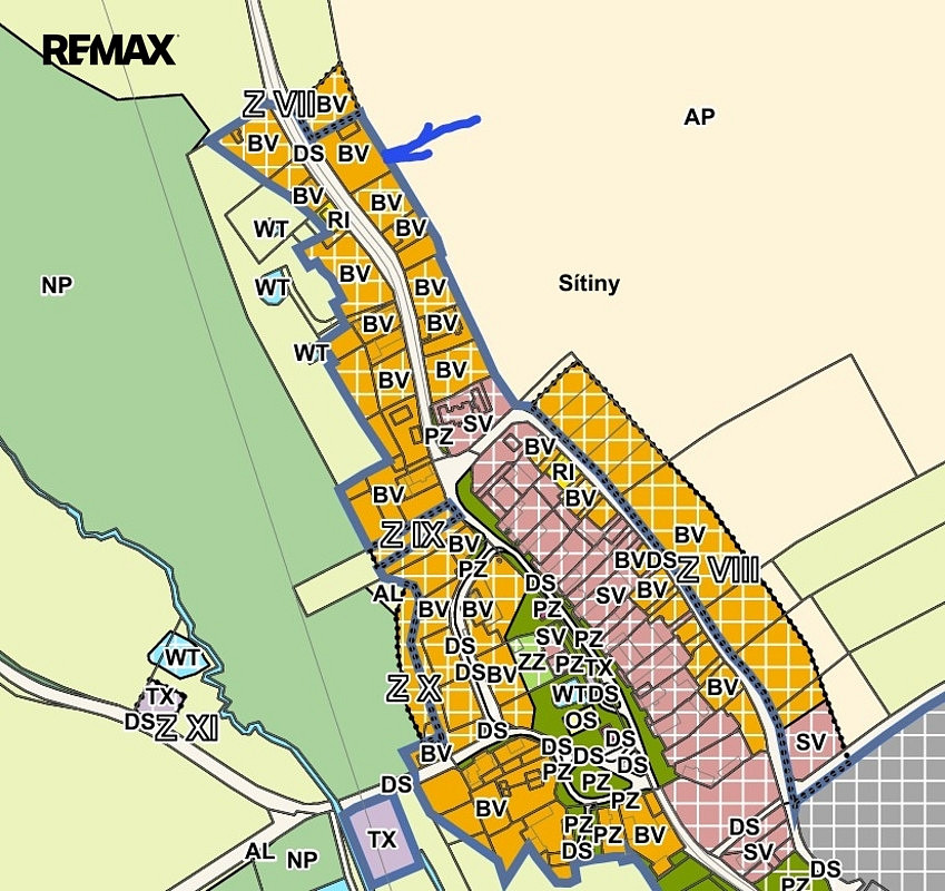 Prodej stavebního pozemku 971 m² – pohled 4
