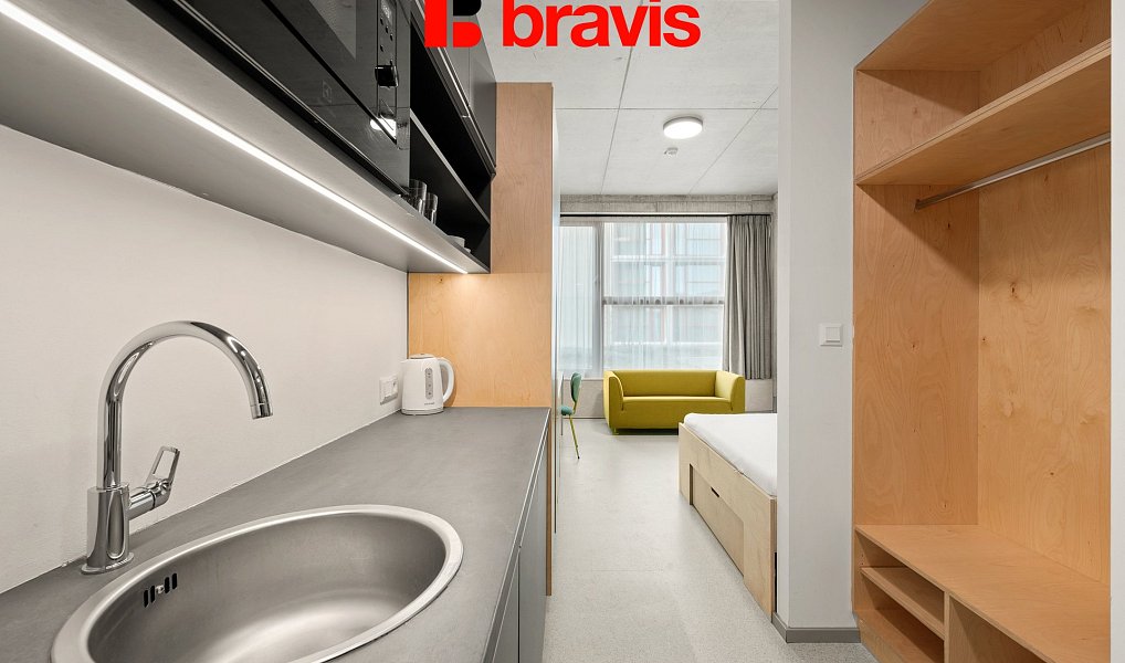 Pronájem bytu 1+kk 24 m², Brno – náhled fotky 3