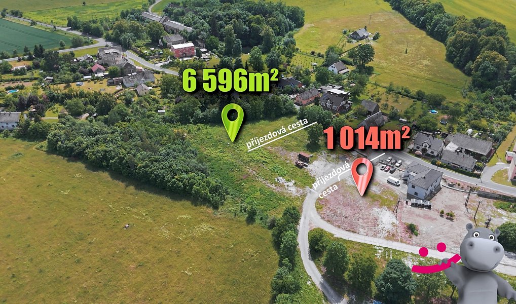 Prodej stavebního pozemku 7 610 m², Uhelná – náhled fotky 2