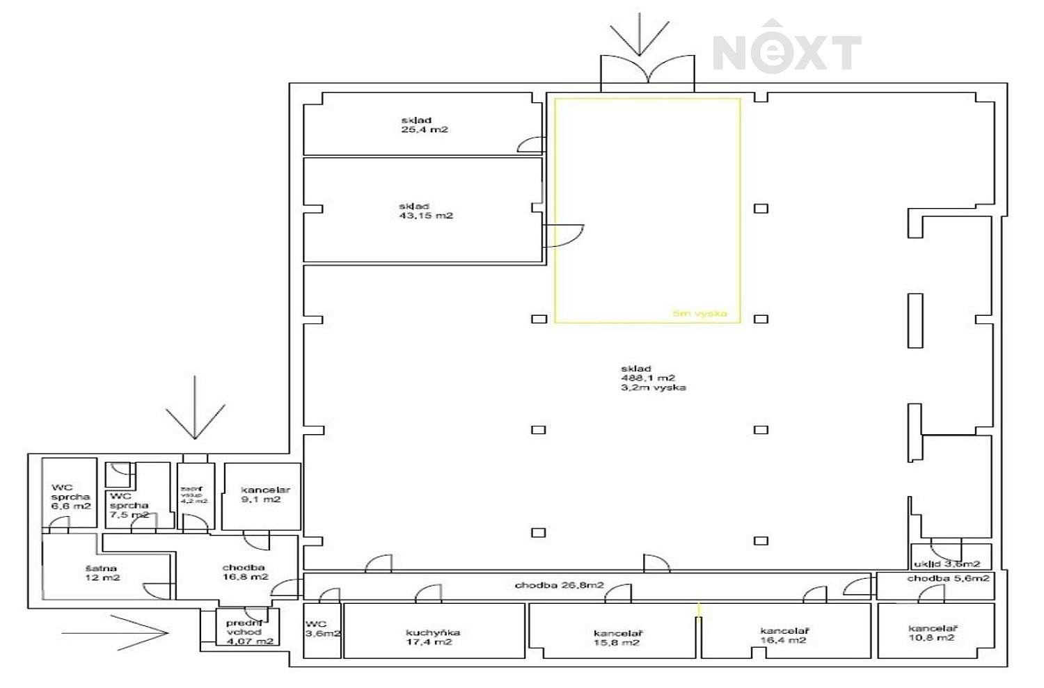 Pronájem skladovacích prostor 722 m² — photo 5