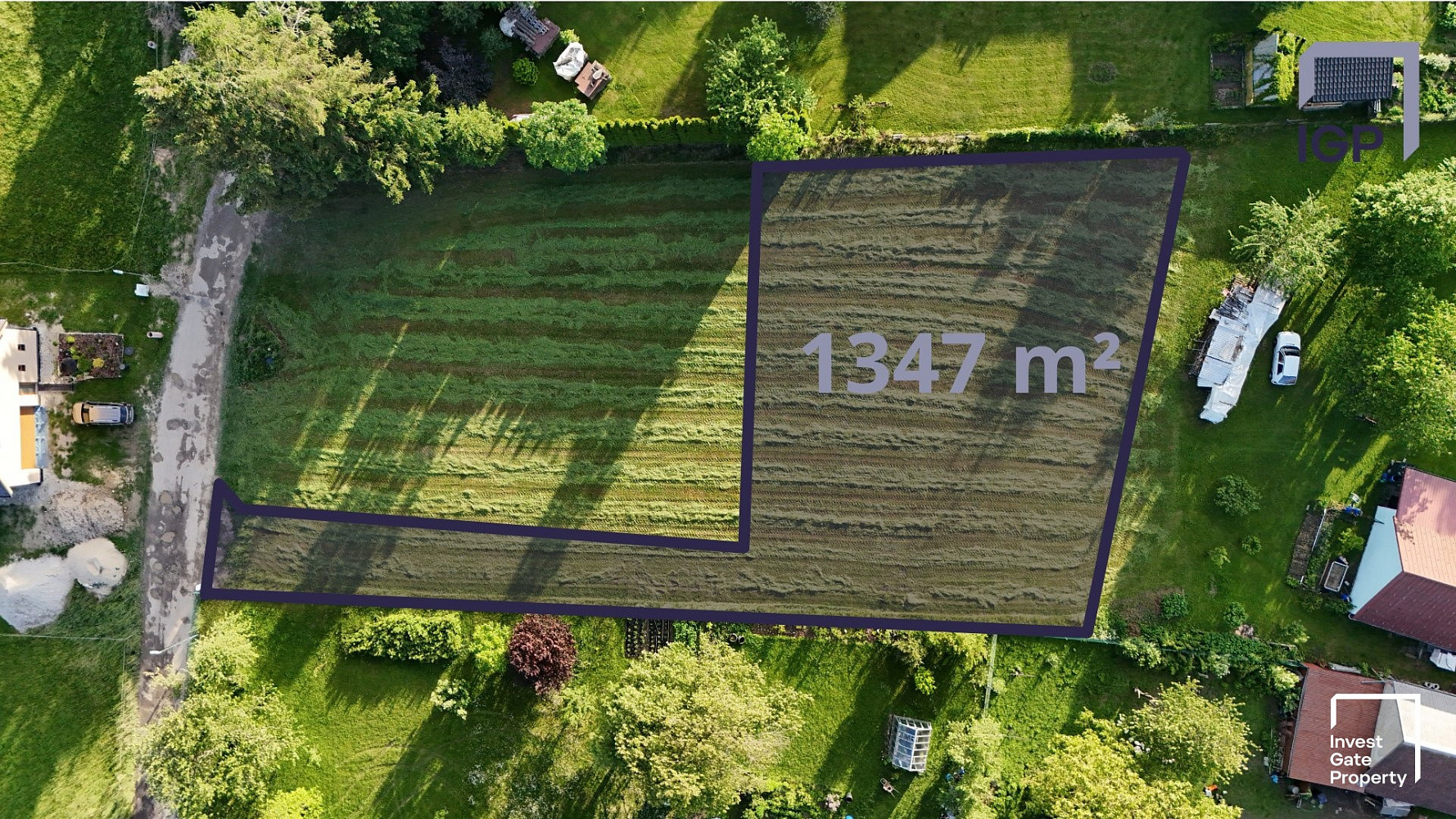 Prodej stavebního pozemku 1 347 m²