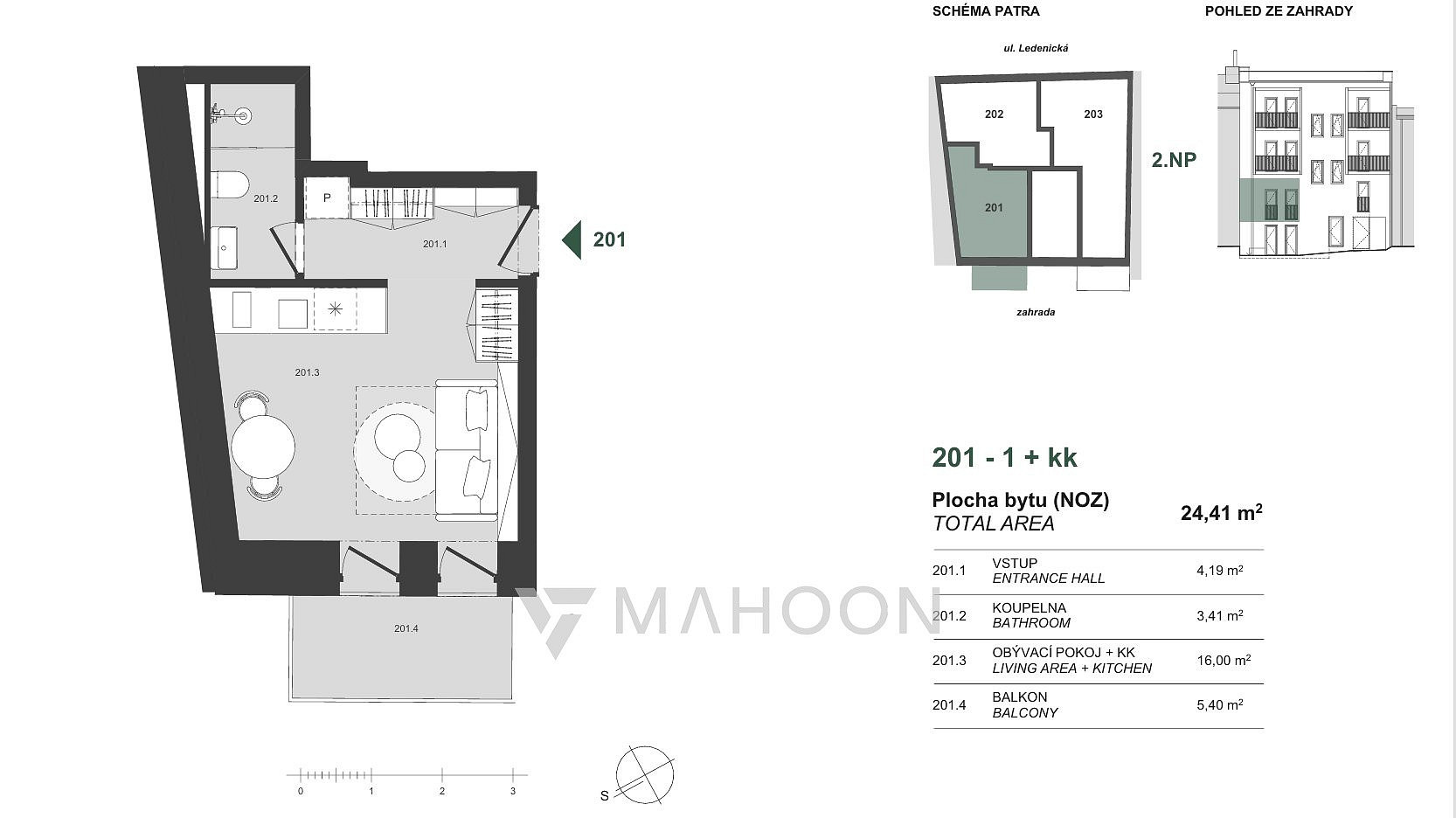 Prodej bytu 1+kk 24 m² – fotografie 5