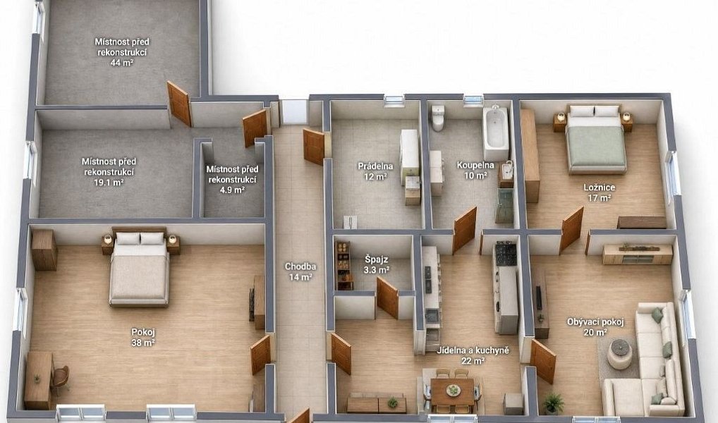 Prodej domu 247 m² s pozemkem 976 m², Bříza – náhled fotky 15