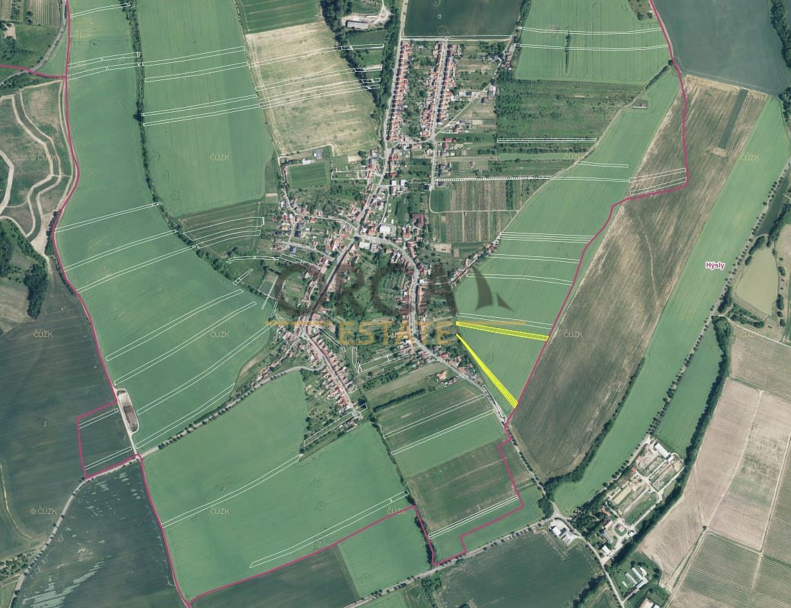 Prodej pole 5 395 m² – pohled 2