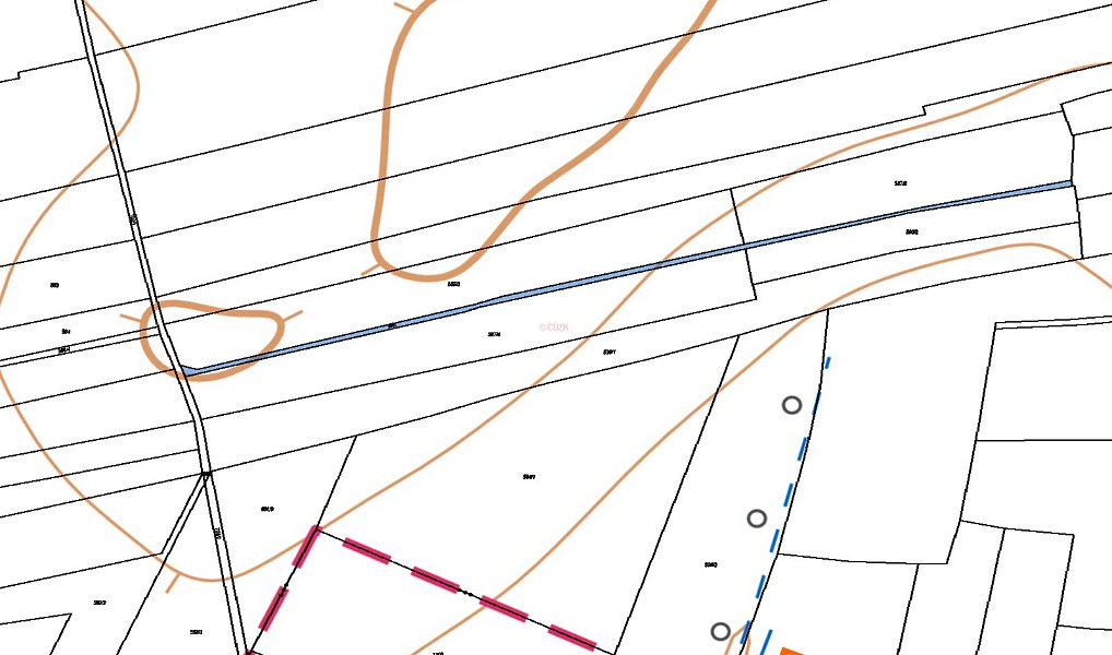 Prodej pole 35 m², Dymokury – náhled fotky 3