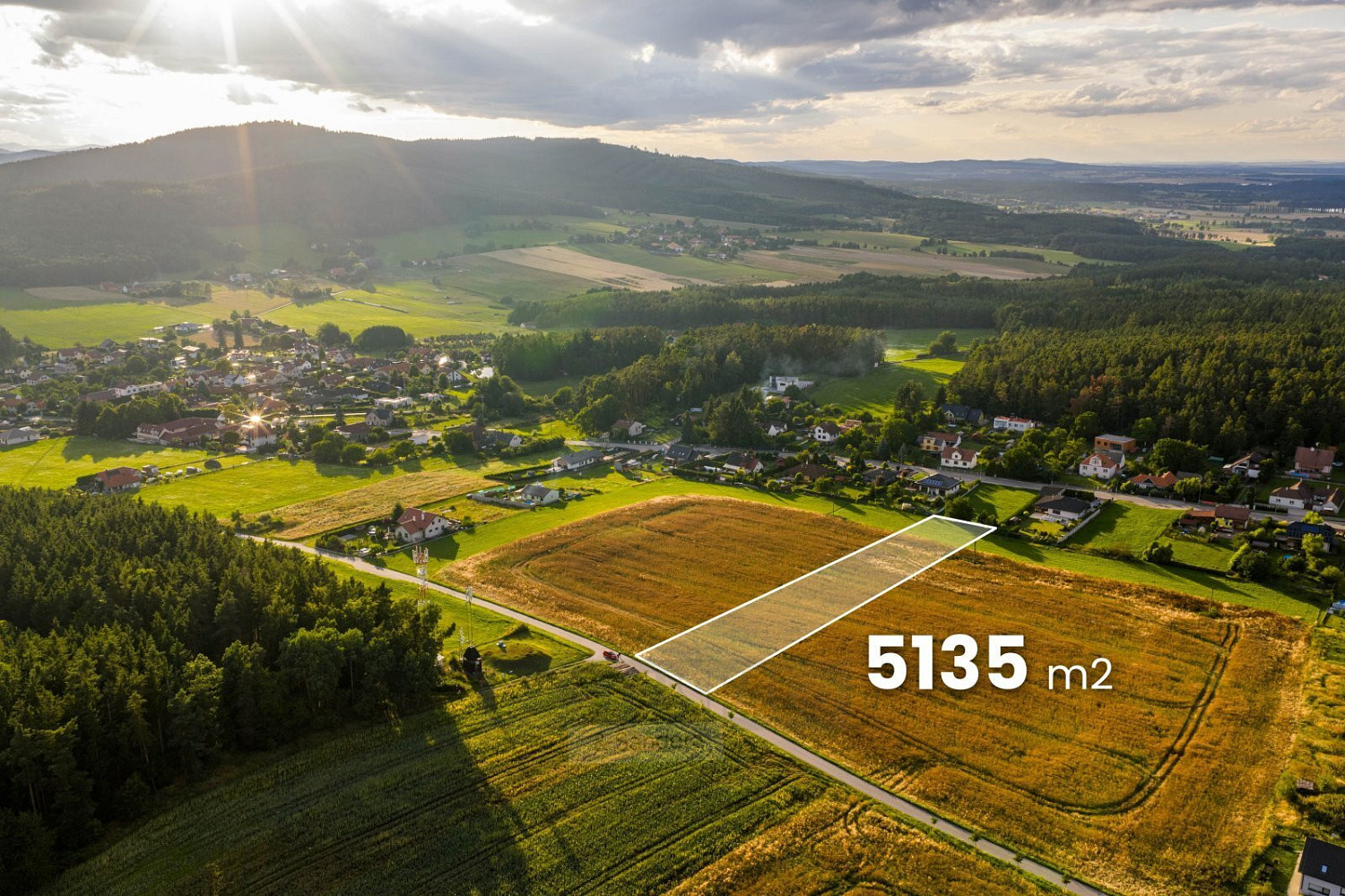Prodej stavebního pozemku 5 135 m²
