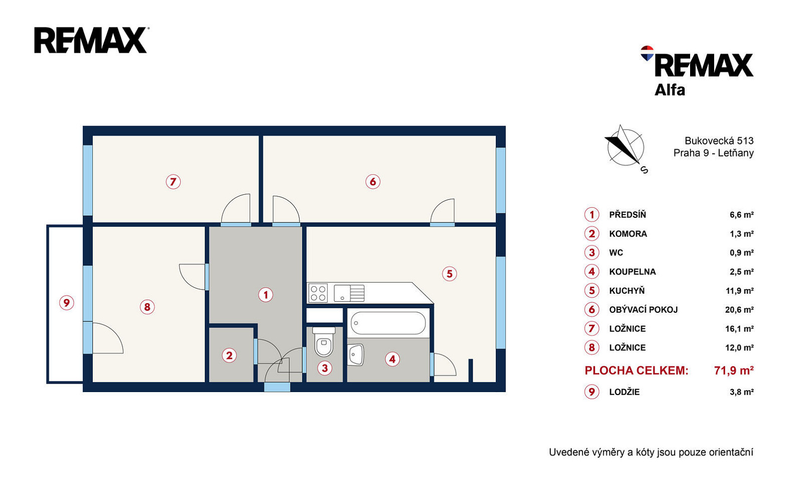 Prodej bytu 3+1 72 m² – fotografie 2