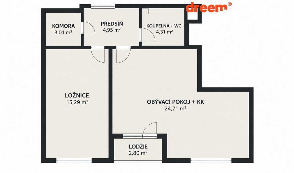 Pronájem bytu 2+kk 55 m², Praha – náhled fotky 18