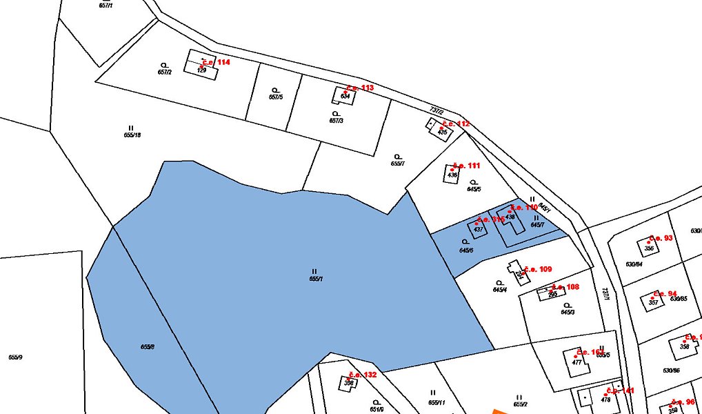 Prodej zahrady 10 098 m², Kytín – náhled fotky 3