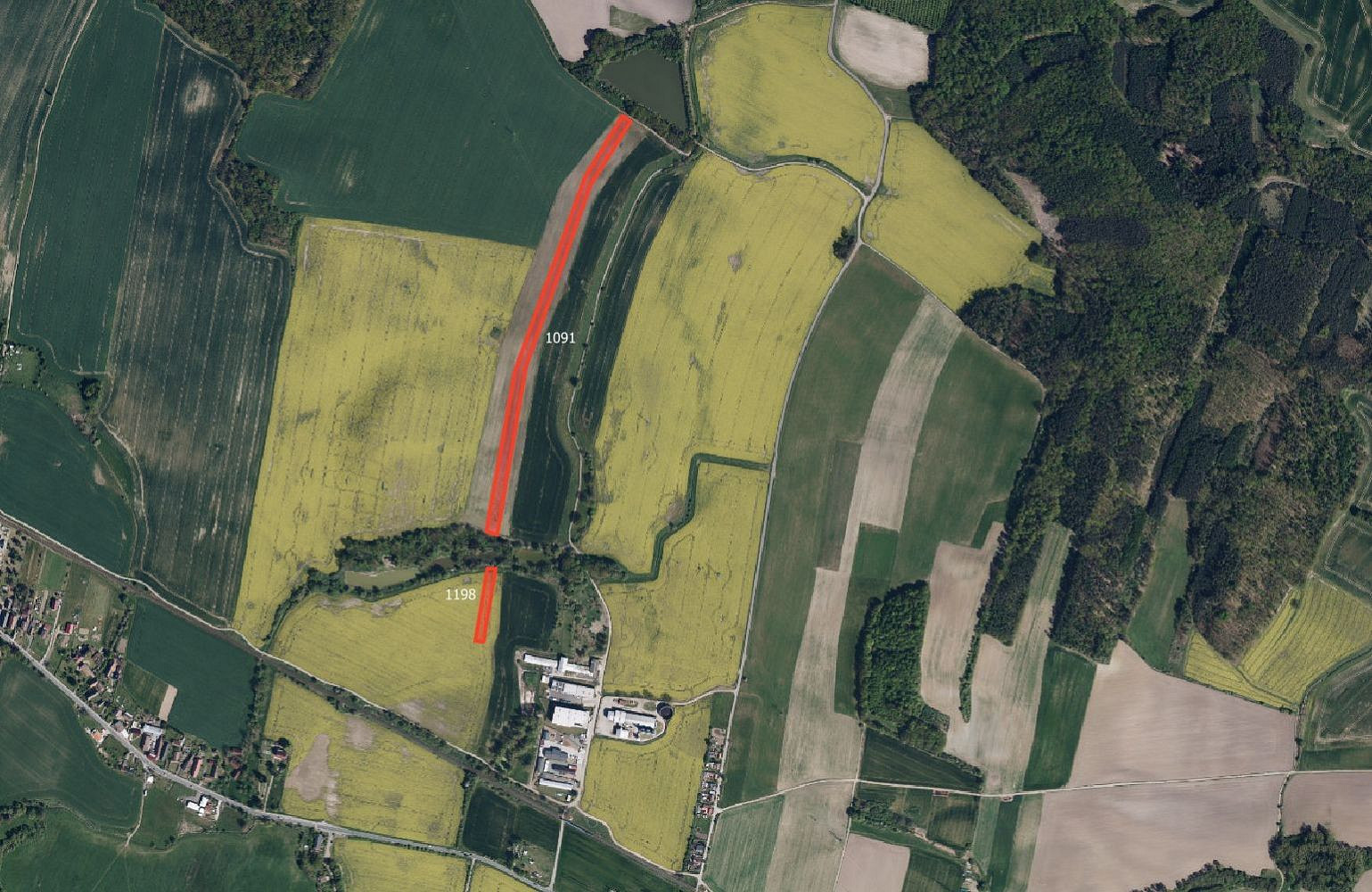 Prodej pole 18 292 m²