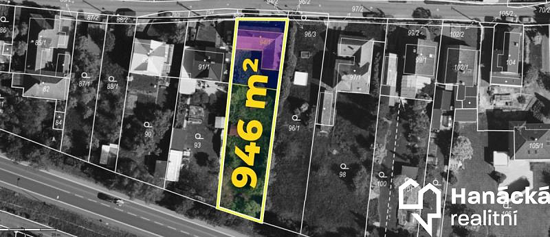 Prodej stavebního pozemku 946 m²
