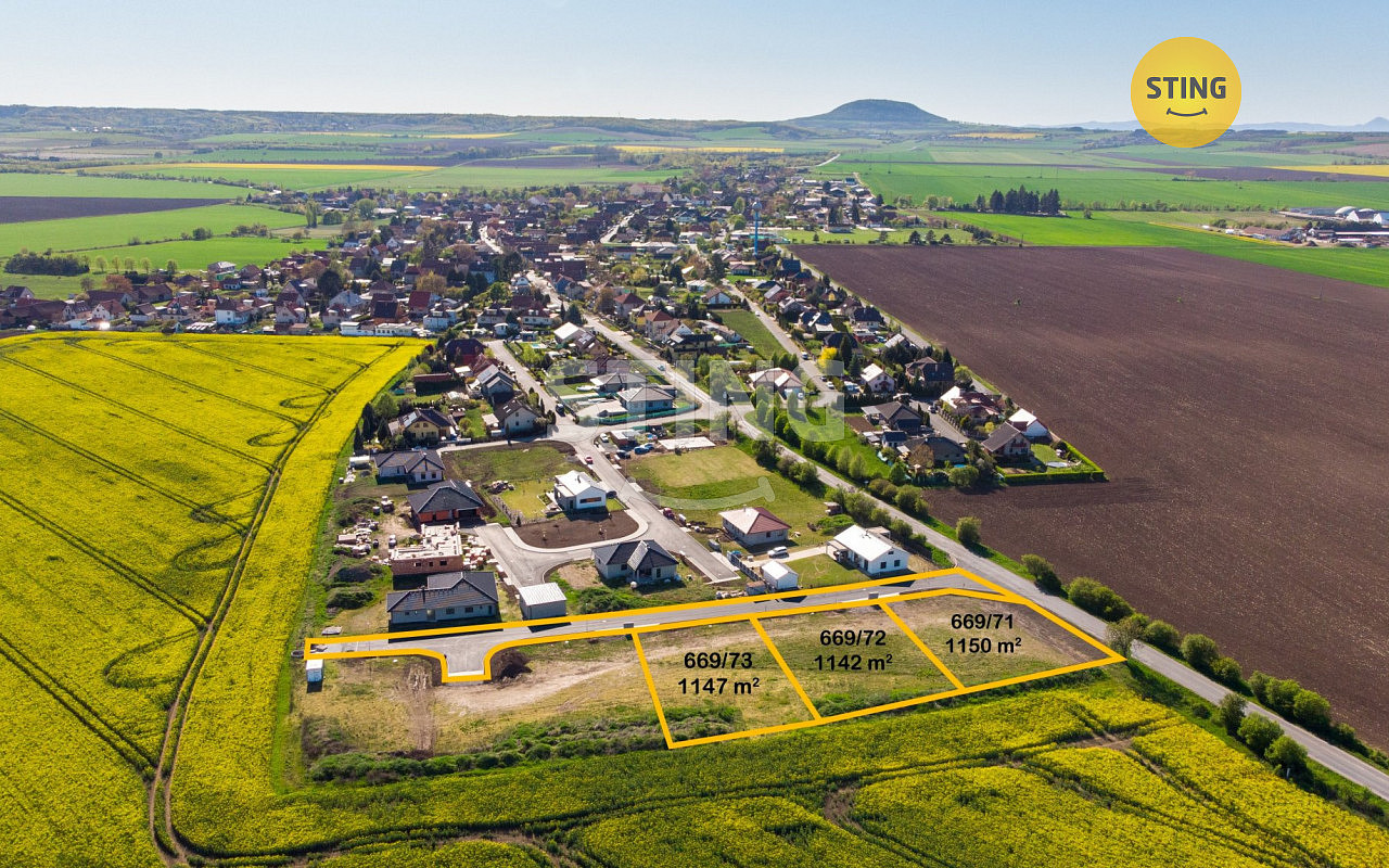 Prodej stavebního pozemku 1 150 m²