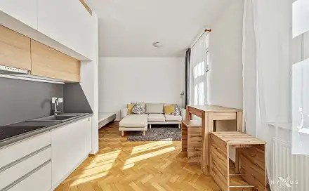 Pronájem bytu 1+kk 35 m², Mozartova, Praha 5 - Smíchov