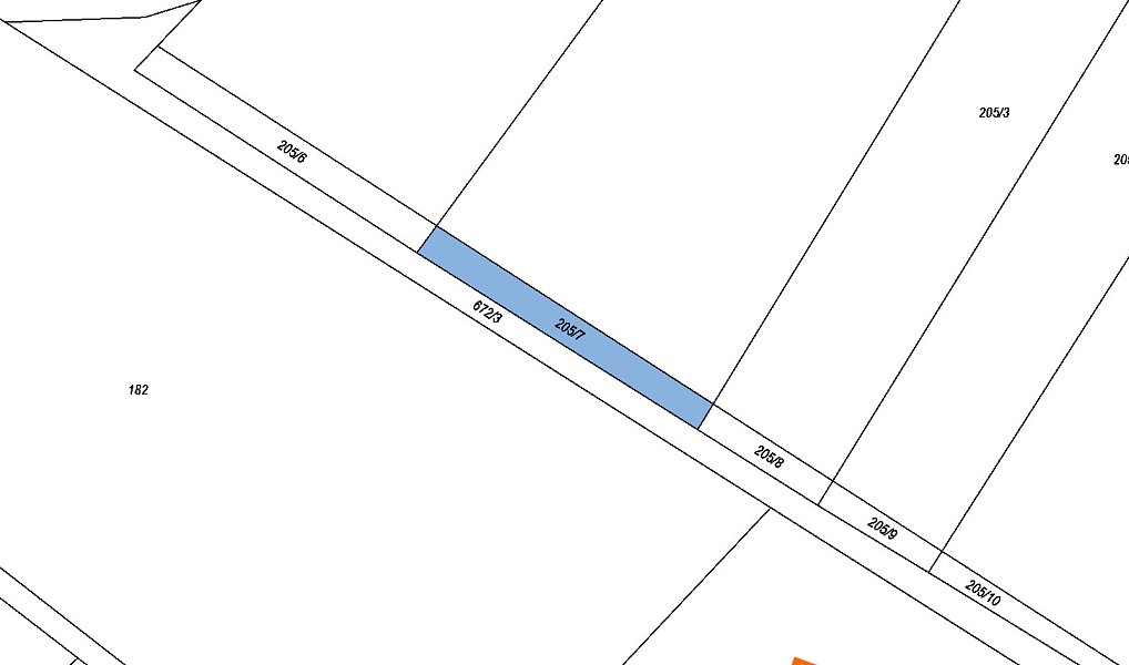Prodej pozemku 195 m², Všetaty – náhled fotky 2