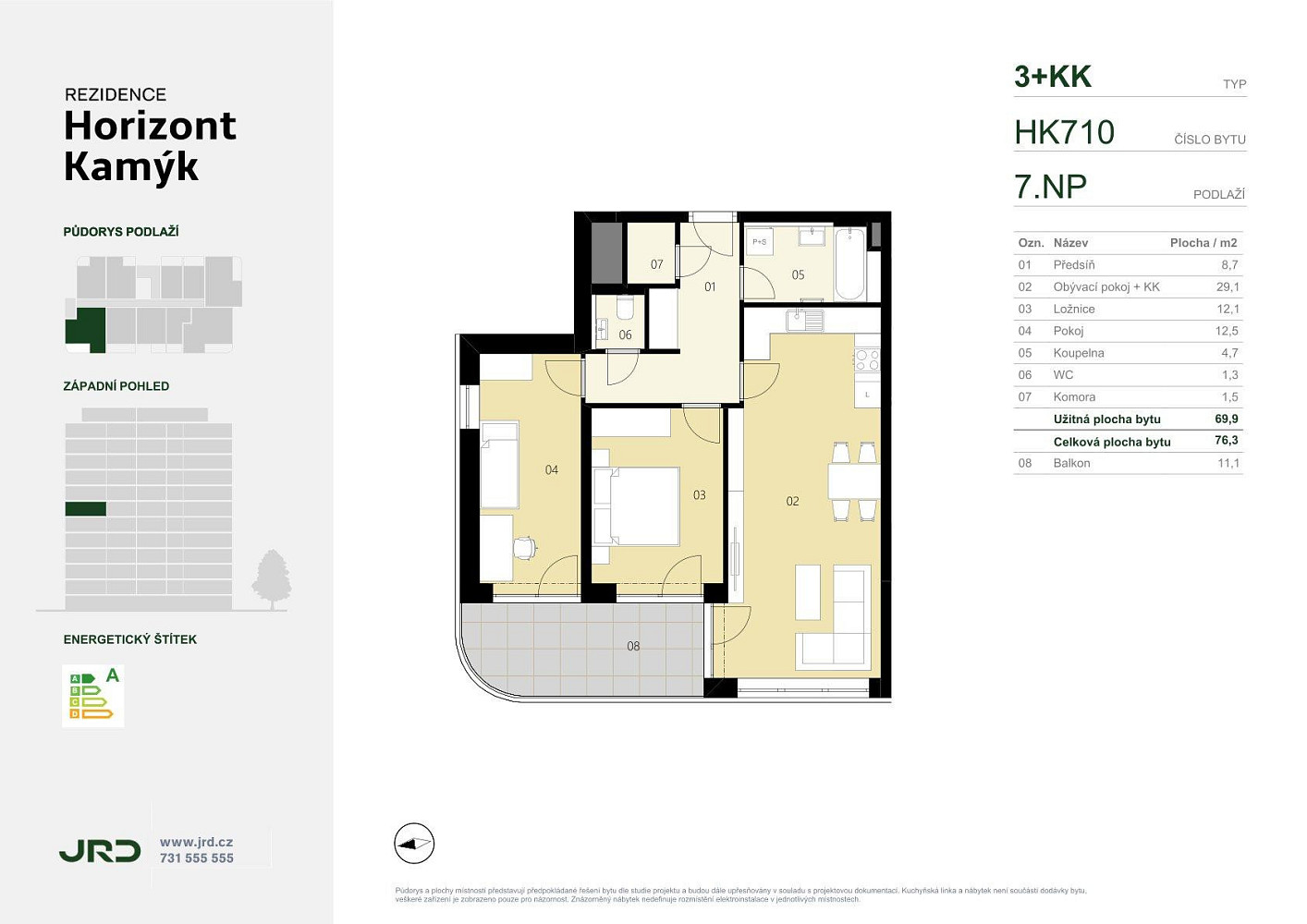 Prodej bytu 3+kk 76 m² – fotografie 2