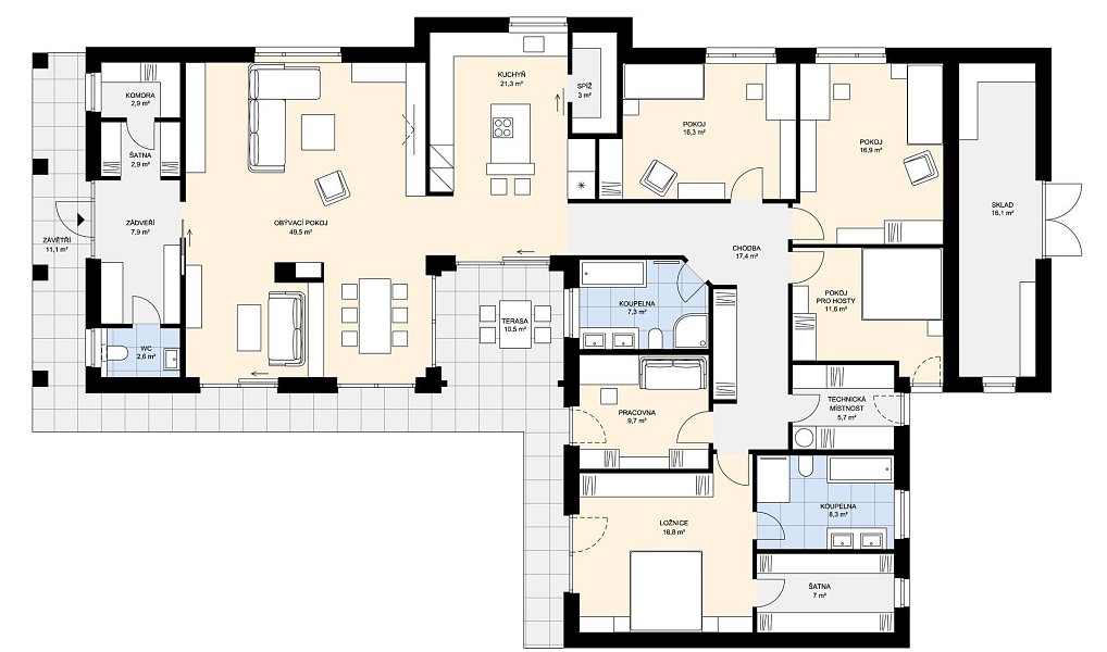 Prodej domu 250 m² s pozemkem 1 717 m², Roudnice nad Labem – náhled fotky 9