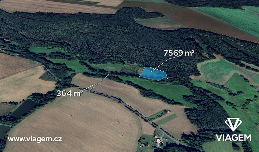 Prodej pole 3 807 m², Vrbatův Kostelec – fotka 1 z 5