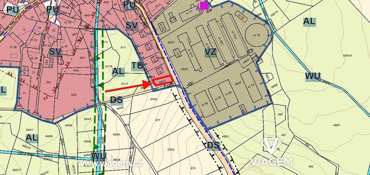 Prodej zahrady 225 m²