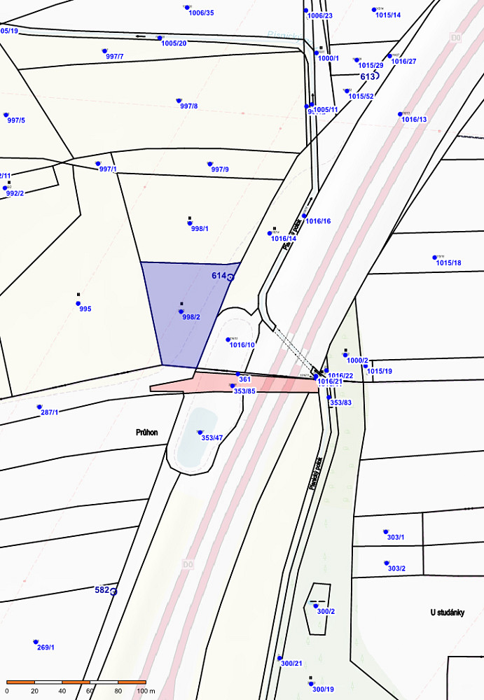 Prodej louky 3 503 m²