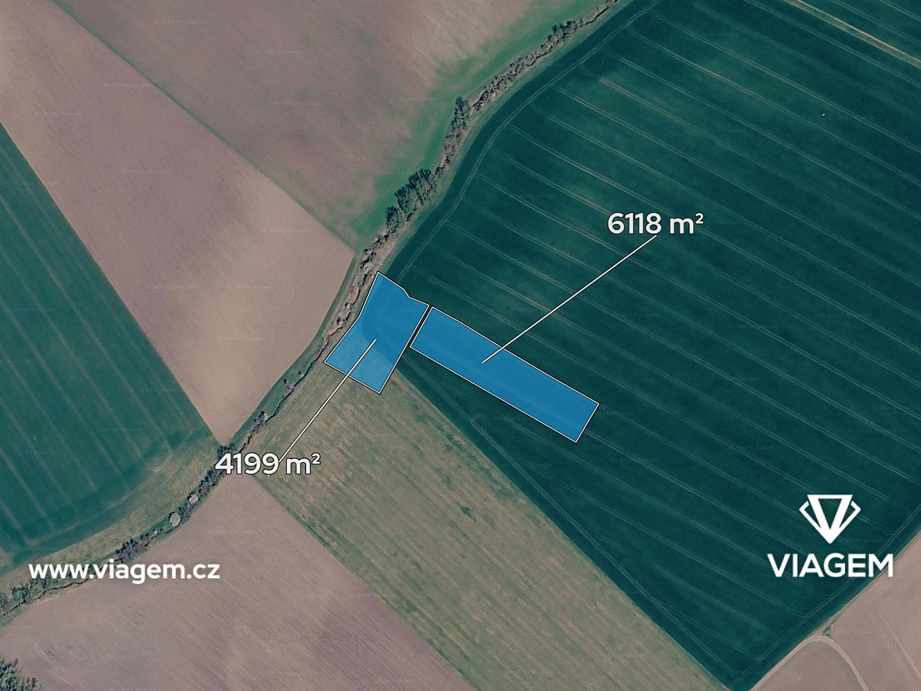 Prodej pole 1 375 m² — photo 2