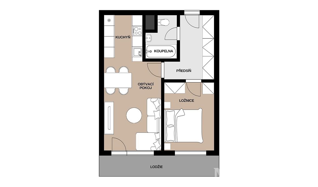 Prodej bytu 2+kk 46 m², Praha – náhled fotky 29