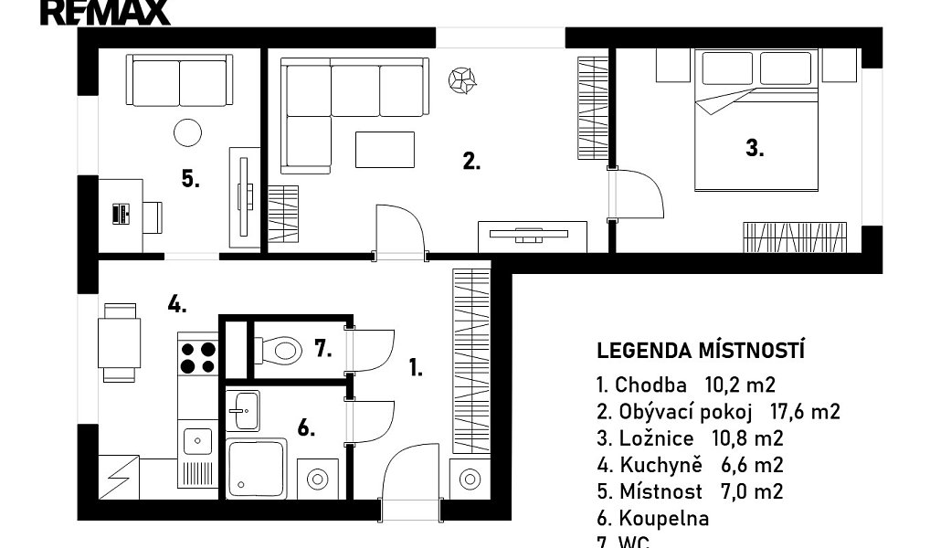 Prodej bytu 3+1 55 m², Světlá nad Sázavou – náhled fotky 24