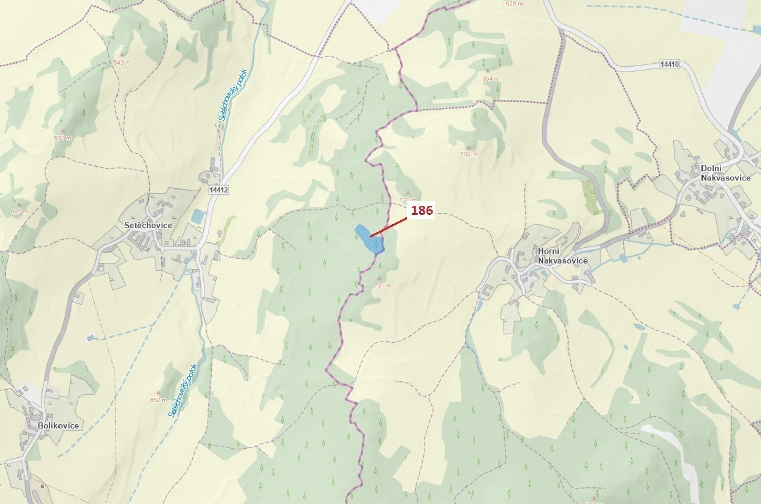 Dražba lesa 4 542 m²